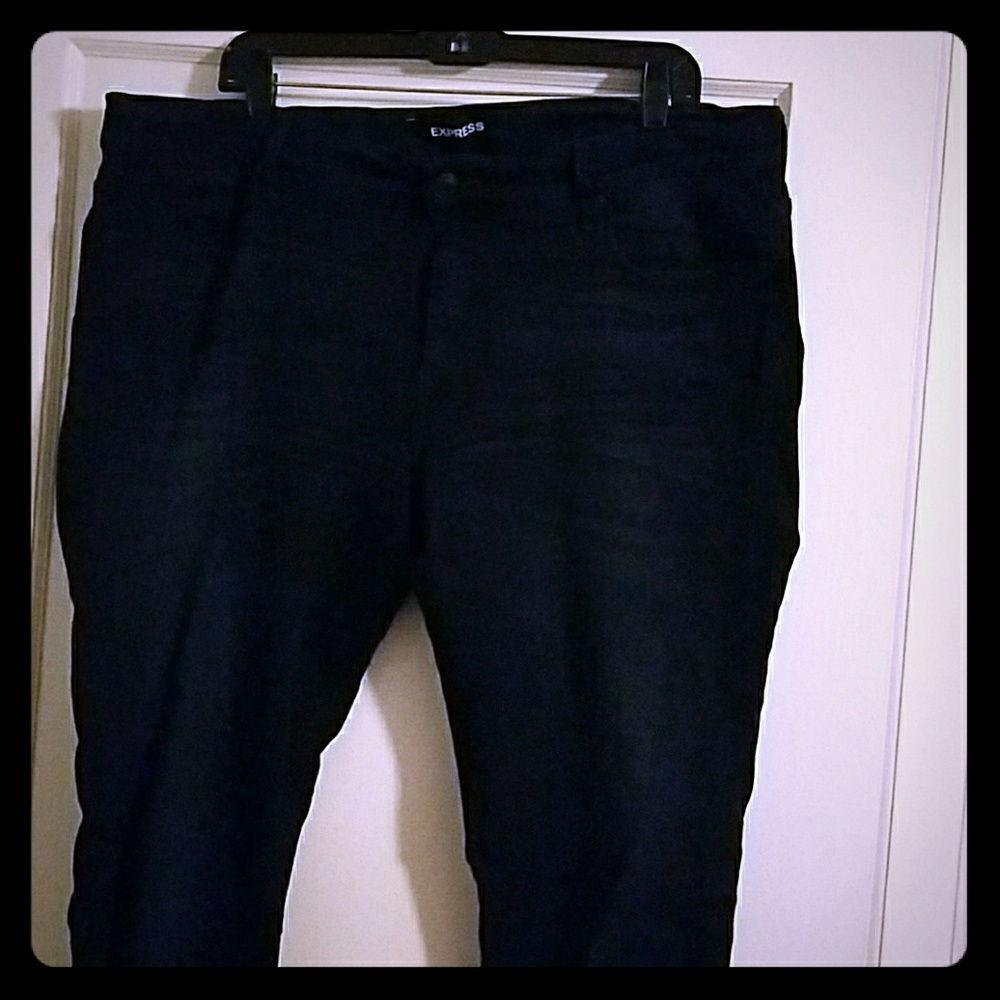 Express Supersoft Mid Rise Legging Jean 16R